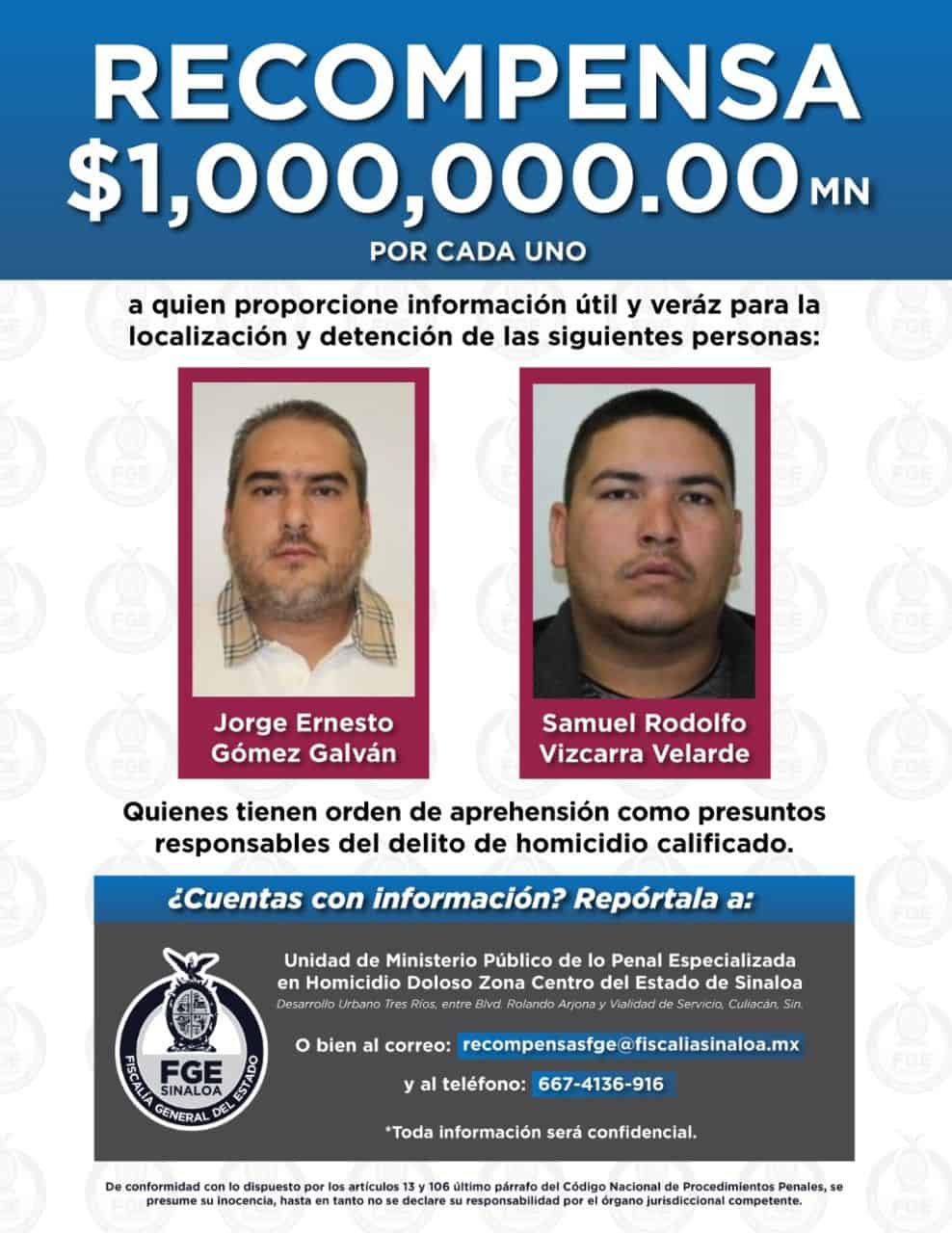 FOTO: Fiscalía de Sinaloa.
