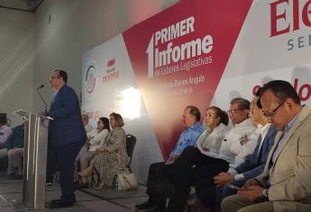 Raúl Elenes Angulo presenta su Primer Informe de Actividades Legislativas