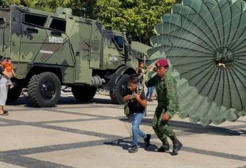 Niños de Culiacán sueñan con pertenecer al Ejército Mexicano