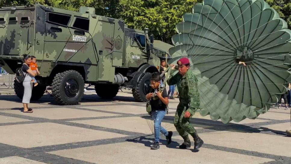 Niños de Culiacán sueñan con pertenecer al Ejército Mexicano