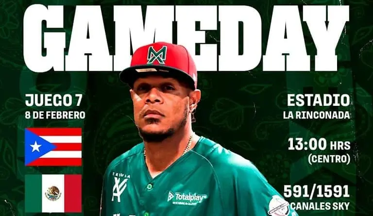 México vs Puerto Rico: a qué hora y dónde ver EN VIVO el J7 de la Serie del Caribe
