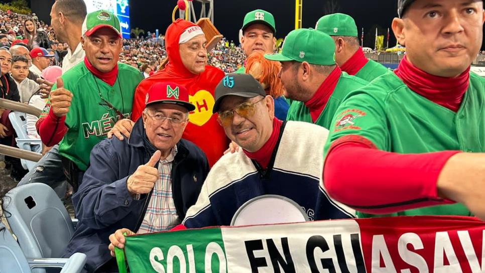 «En Sinaloa se juega muy buen beisbol. Felicidades Cañeros, ¡Hay que seguir hasta el campeonato»:  Rocha Moya