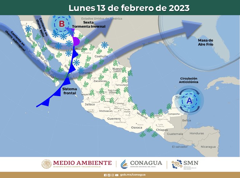 Sinaloa tendrá otra helada más; riesgo para 14, 15 y 16 de febrero