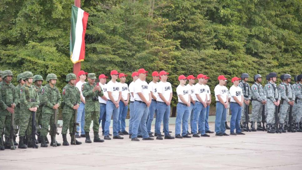 188 jóvenes inician con el Servicio Militar Nacional en el 89 y 42 Batallón de Infantería