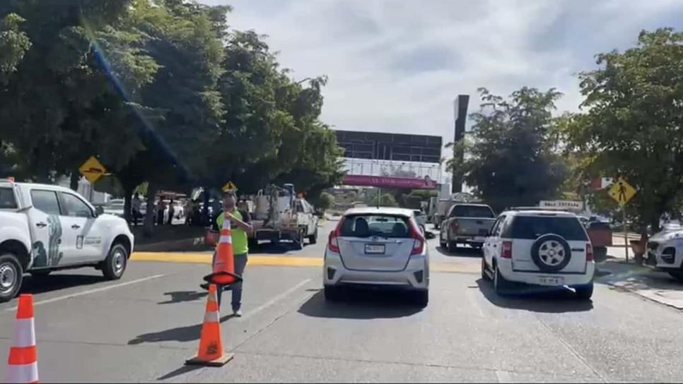 Alcalde de Culiacán pide paciencia por la construcción de paso peatonal en Fórum