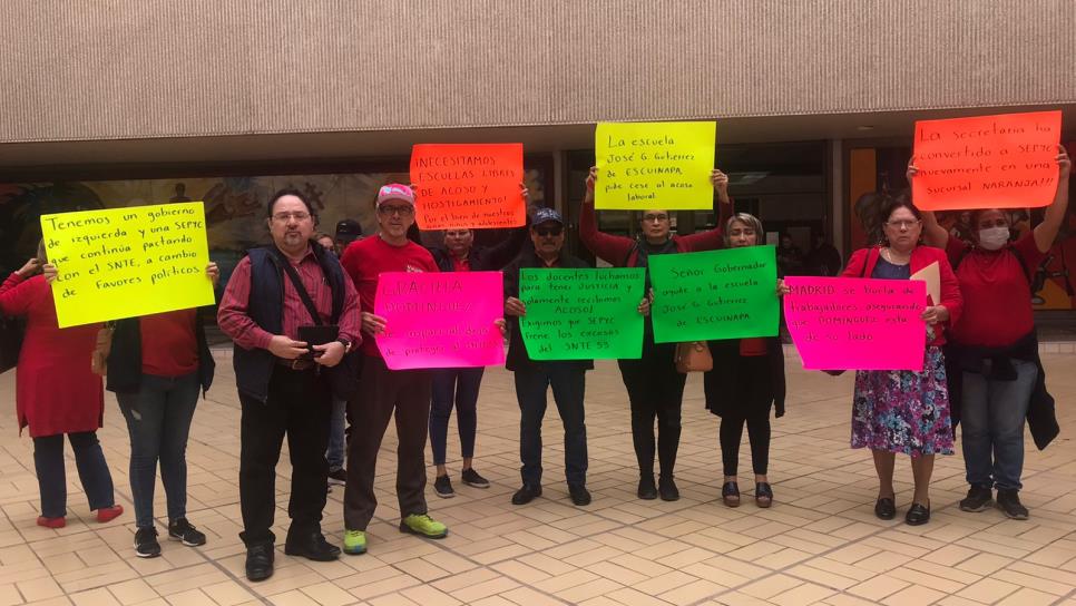 Maestros denuncian acoso y hostigamiento por parte de dirigentes del SNTE 53 en Escuinapa