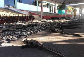 Destruyen ametralladoras y hasta Barrets calibre 50 en Culiacán