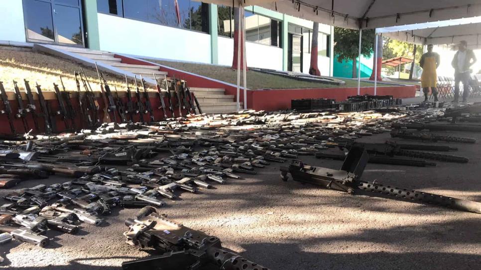 Destruyen ametralladoras y hasta Barrets calibre 50 en Culiacán