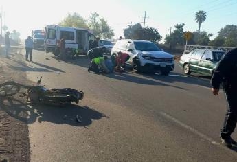 Embiste a dos motociclistas en el ejido Olas Altas, en el municipio de Ahome