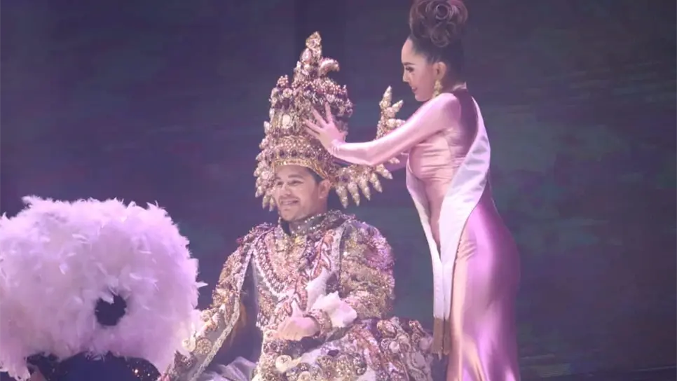 Víctor Quiroz ll, Rey del Carnaval de Mazatlán 2023. FOTO: Martín Ruiz.