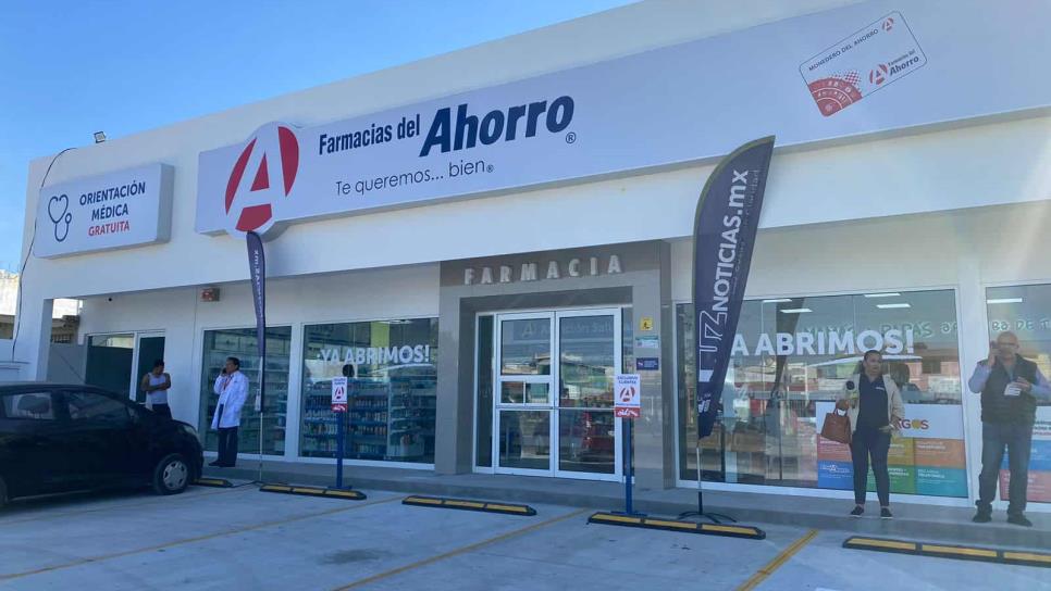 Farmacias del Ahorro abre su sexta tienda en Mazatlán