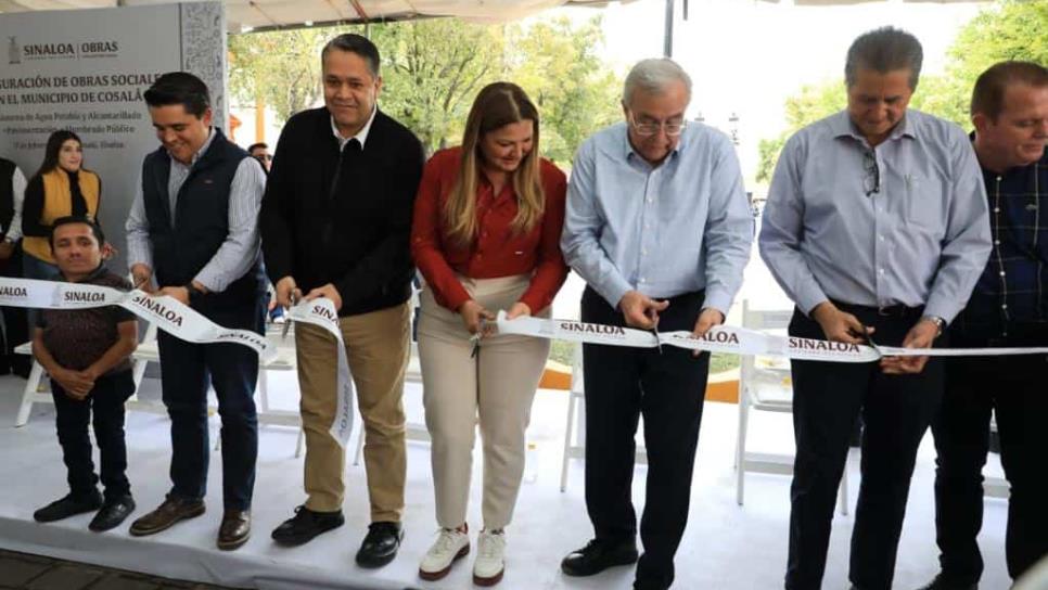 Gobernador de Sinaloa  inaugura 11 obras en Cosalá