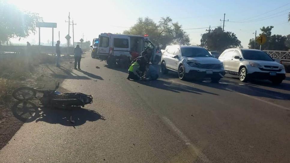 Motociclista accidentado pierde la vida tres días después en hospital de Los Mochis