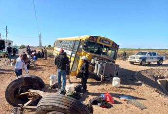 Otro camionazo deja 20 personas lesionadas, ahora en Guasave