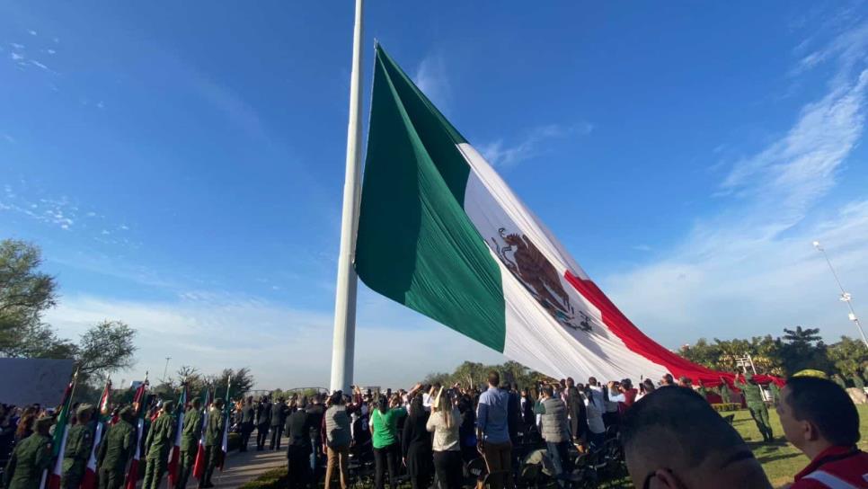 Conmemoran 83 Aniversario de la Bandera de México en Culiacán