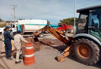 JAPAMA reparará 55 drenajes colapsados en Ahome