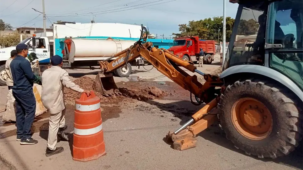 JAPAMA reparará 55 drenajes colapsados en Ahome