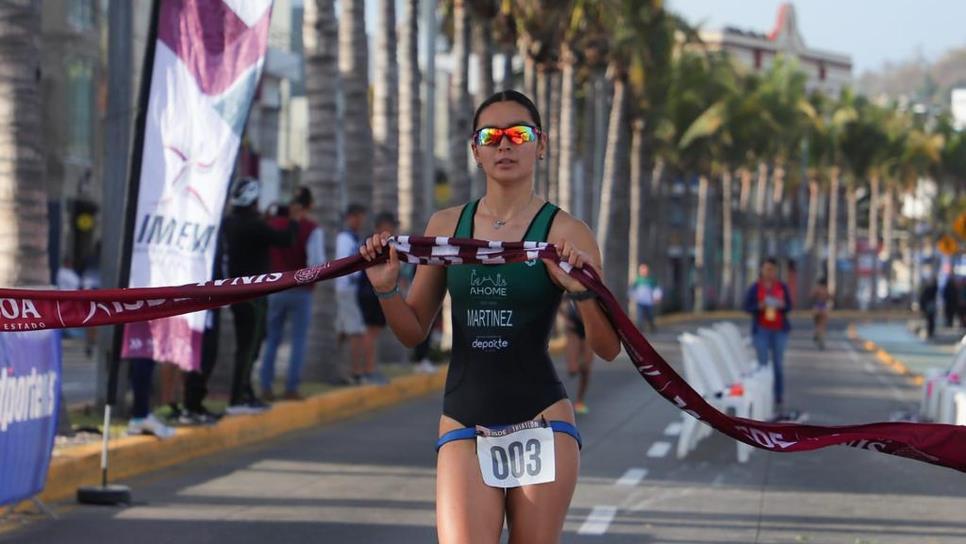 11 medallas se lleva Mazatlán en Acuatllón de Fase Estatal