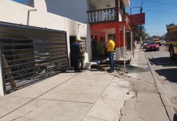 Se incendia una vivienda en la colonia Texas de Los Mochis