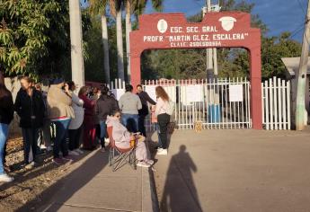 Paran labores en secundaria de Compuertas