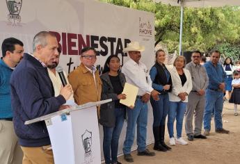 Secretaría de Bienestar cubre necesidades básicas en la zona rural de Ahome