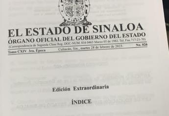 Publican Ley de Educación Superior en el Periódico Oficial de Sinaloa