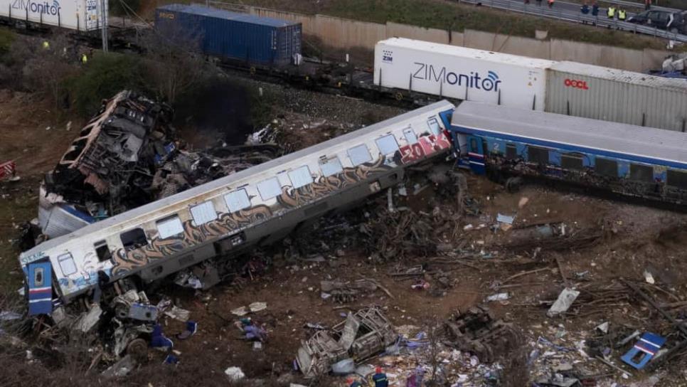 Más de 36 muertos en accidente de trenes en Grecia