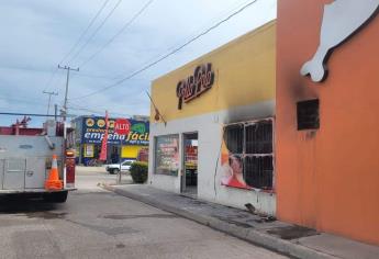 Querían encender el carbón para asar pollos y queman la pollería en Los Mochis