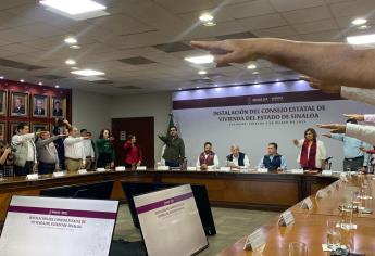 Gobierno de Sinaloa instala el Consejo Estatal de Vivienda; invasores y desplazados tendrán casa