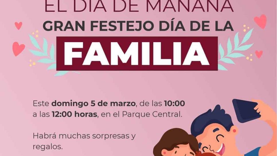 Invitan a celebrar el Día de la Familia en Parque Central Mazatlán; habrá sorpresas y regalos