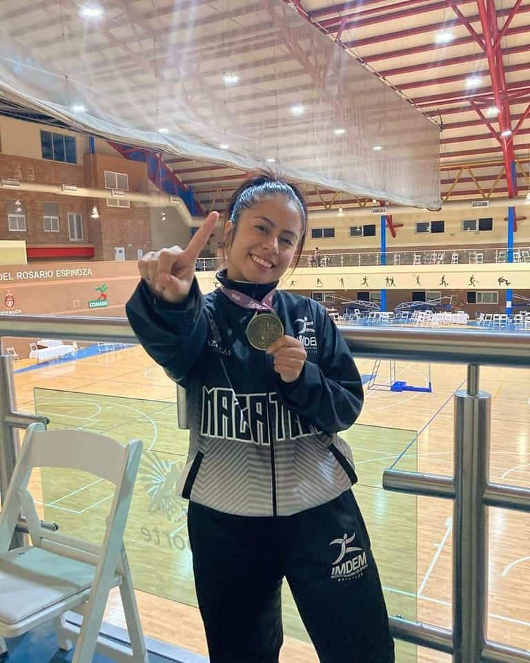 Alma Aritzu Cisneros Olivares se llevó la medalla de oro. FOTO: Cortesía
