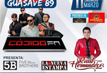 ¿Ya estás listo? Raúl Hernández Jr y Código FN se presentarán en Guasave este fin de semana