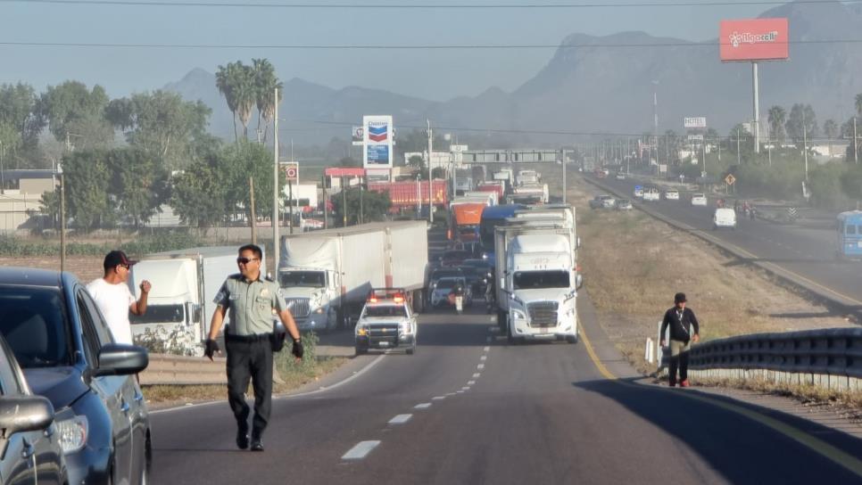 Choque y dos carambolas entre 9 vehículos en la México 15