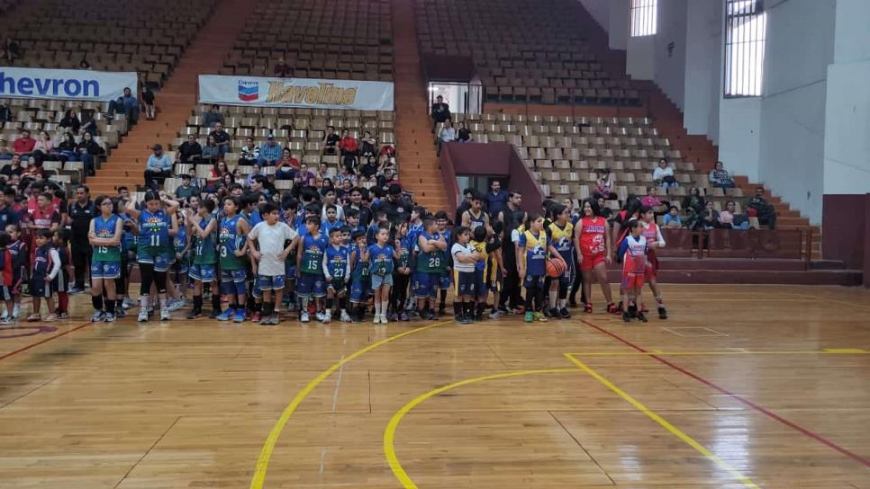 Inauguran el Torneo de Basquetbol de Barrios El Debate en Los Mochis