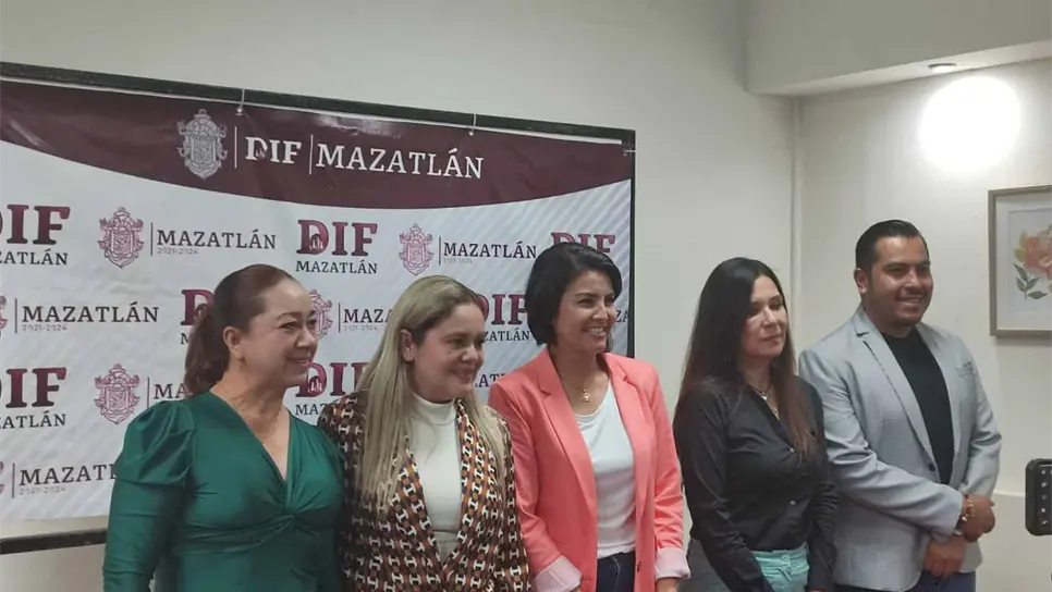 El DIF Mazatlán anuncia el Pañatón. FOTO: Luz Noticias
