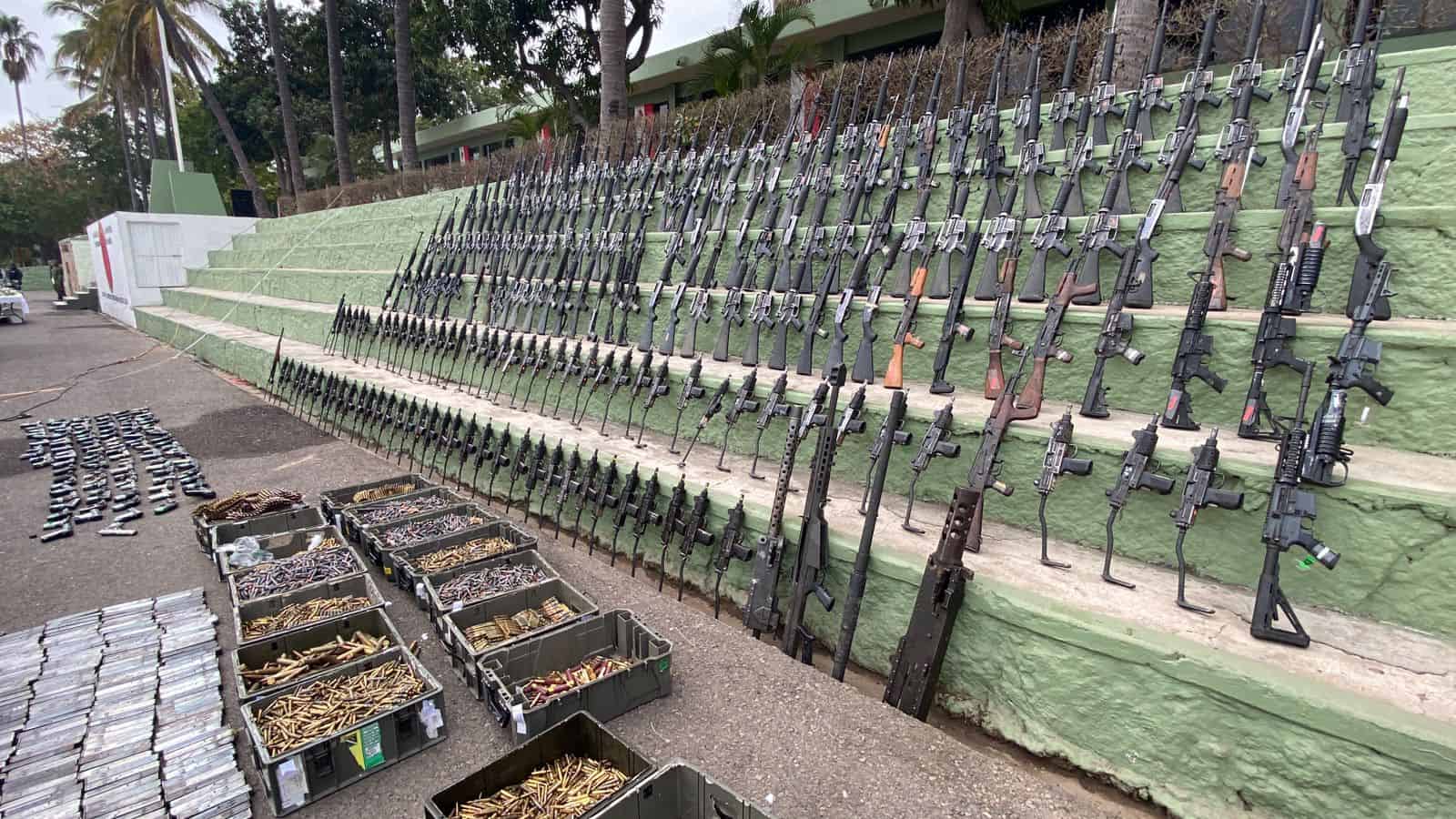 Se destruyeron más de 300 armas. FOTO: Luz Noticias