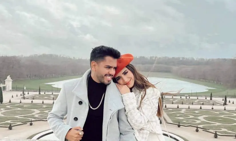 Tammy Parra y su ex pareja. FOTO: Internet