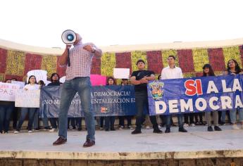 «¡Queremos libertad, queremos escoger a nuestro rector!»: aseguran estudiantes de la UAS