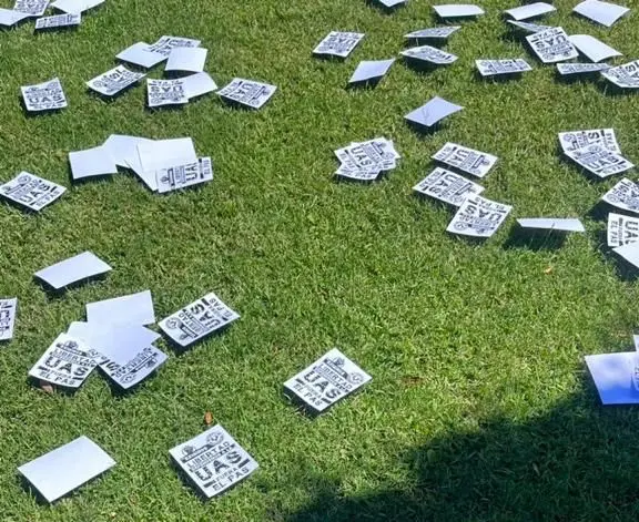 No es el primer movimiento de protesta que se hace en la Universidad. FOTO: Cortesía