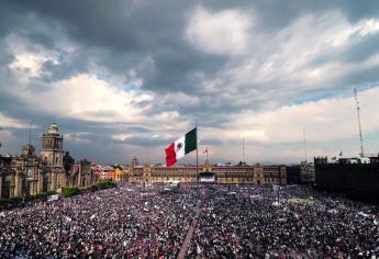 Rocha Moya refrenda su apoyo a AMLO en marcha de la CDMX