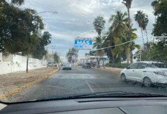 Llovizna sorprende a culiacanenses en la zona centro y norte