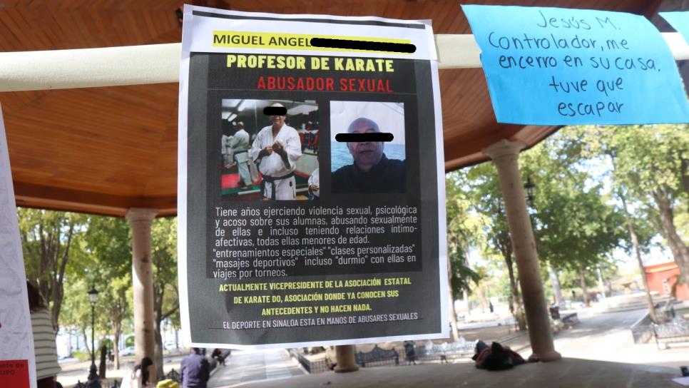 Por denuncias de acoso y abuso sexual, piden destitución de maestro de Karate en Los Mochis