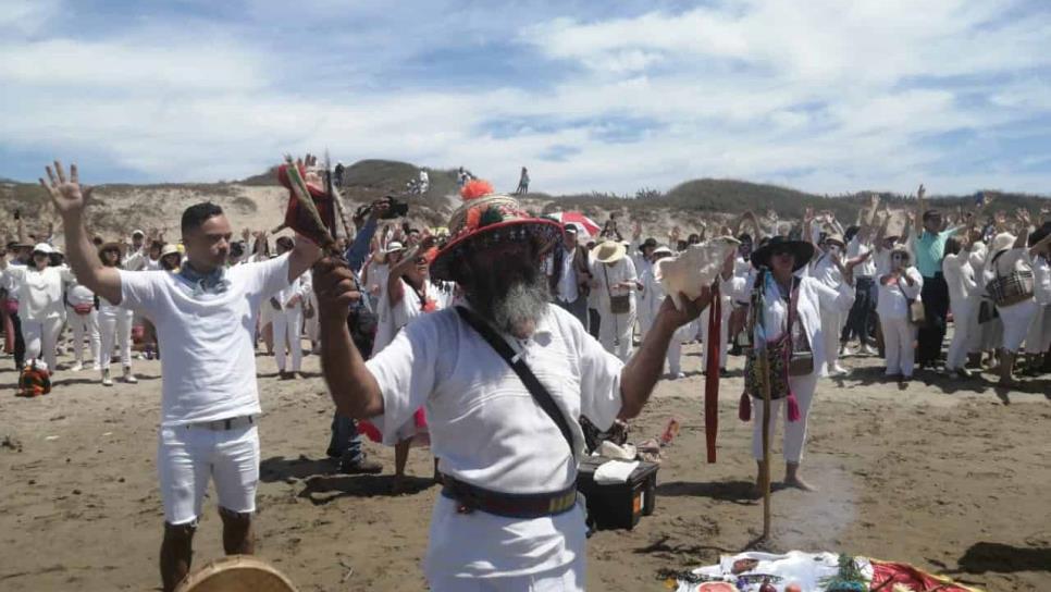 San Ignacio recibió el Equinoccio en Las Labradas con ceremonia y ritual místico
