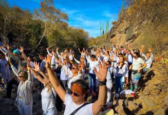 Reciben el equinoccio de primavera en el Cañón del Diablo, Ahome