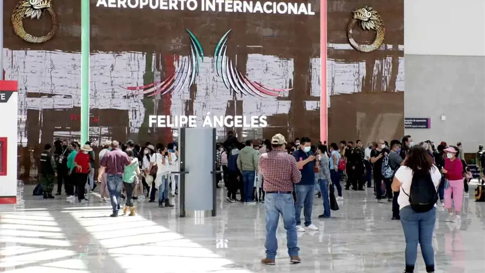 El Aeropuerto Internacional Felipe Ángeles cumple 1 año de operaciones.| FOTO: Internet.