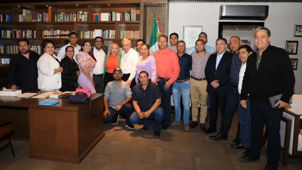 Rocha Moya se reúne con Síndicos electos de Culiacán