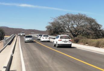 Puente El Quelite registra el paso de 10 mil autos el día de su apertura