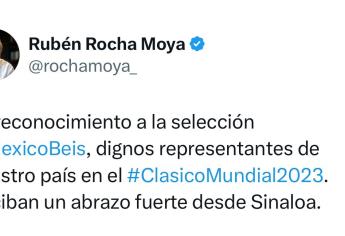 «Reciban un abrazo fuerte desde Sinaloa»: Rocha Moya  tras eliminación de México