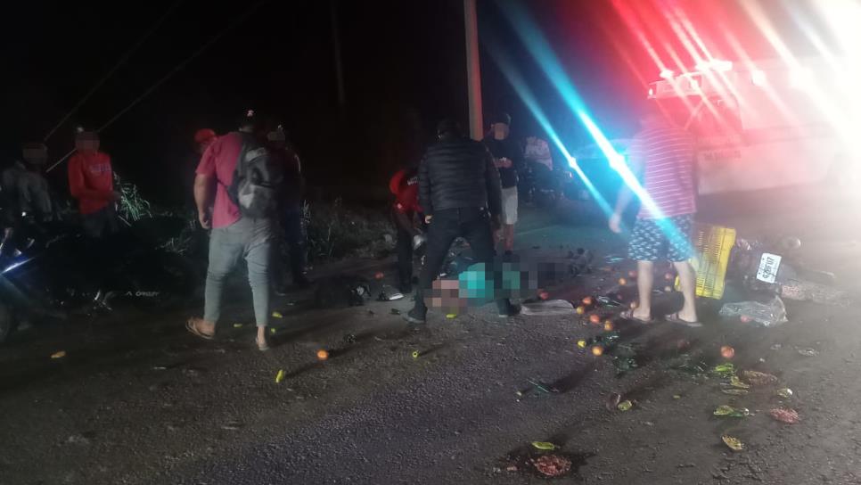 Muere hombre al derrapar en su motocicleta en El Walamo, Mazatlán