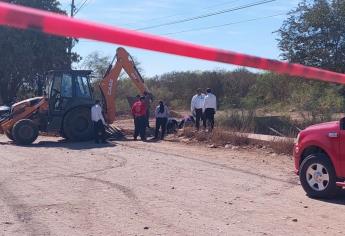 Encuentran a un hombre enterrado en un dren al sur de Los Mochis